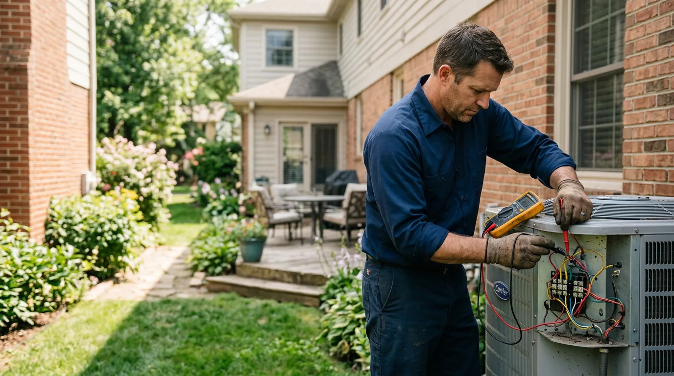 HVAC technician working near Whittier, CA